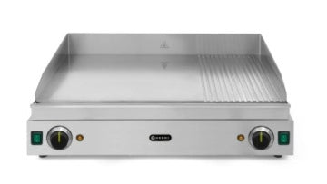Plancha grill Hendi 720 x 550 mm, 2/3 lisa y 1/3 estriada