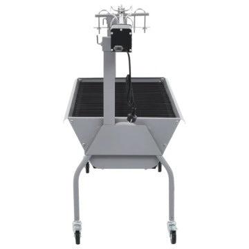 Asador eléctrico vidaXL de acero inoxidable, modelo 40236
