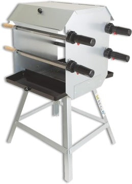 Asador giratorio para grill con motor a pilas
