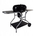 Grill de carbón tipo kettle con ruedas y montaje sencillo