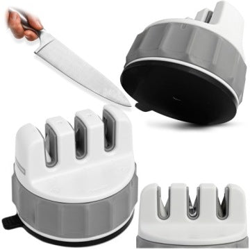 Set de accesorios para barbacoa con pinzas y afilador