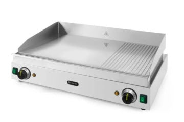 Plancha grill Hendi 720 x 550 mm, 2/3 lisa y 1/3 estriada