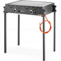Grill de gas Hendi Master Pro negro de 11,6 kW para terraza