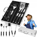 Set 6 en 1 de utensilios para barbacoa en maletín
