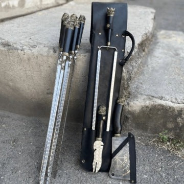 Set Ragnar de 9 pinchos artesanales para brochetas