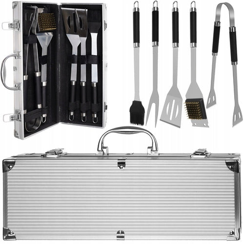 Set Kaminer de 5 accesorios para barbacoa con maletín