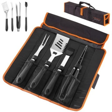 Set de 5 utensilios para barbacoa Deuba